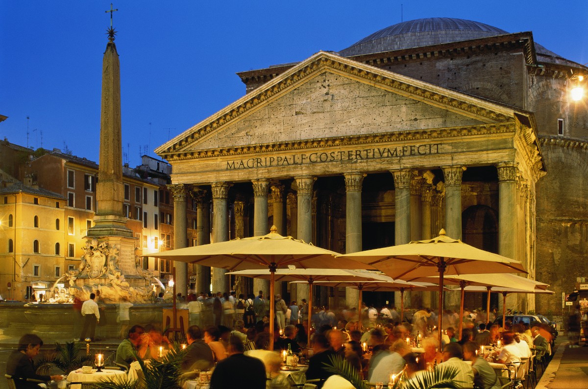 A Pantheon épülete Rómában