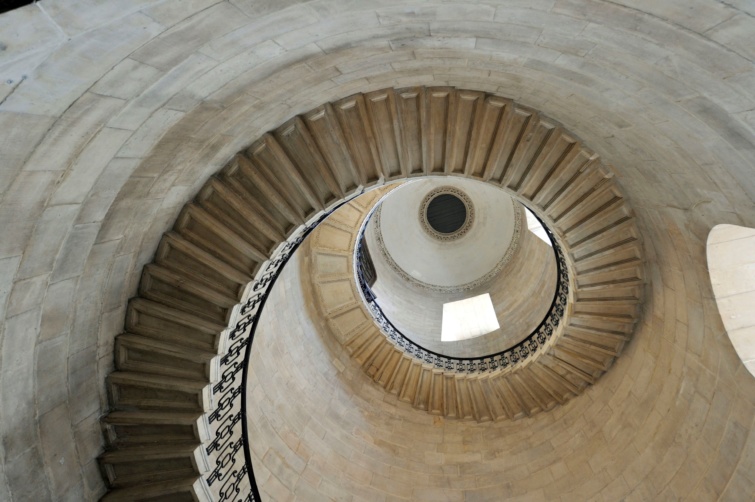 A londoni Szent Pál székesegyház lépcsője.