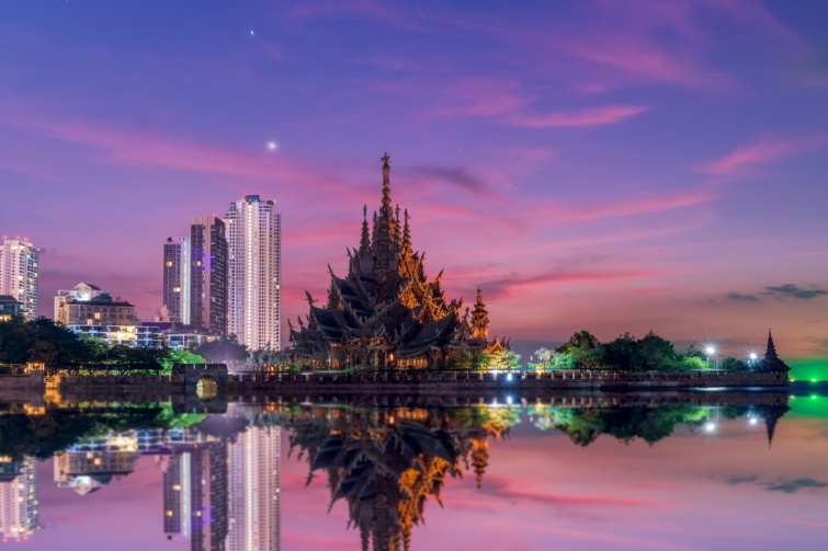 Pattaya városa Thaiföldön