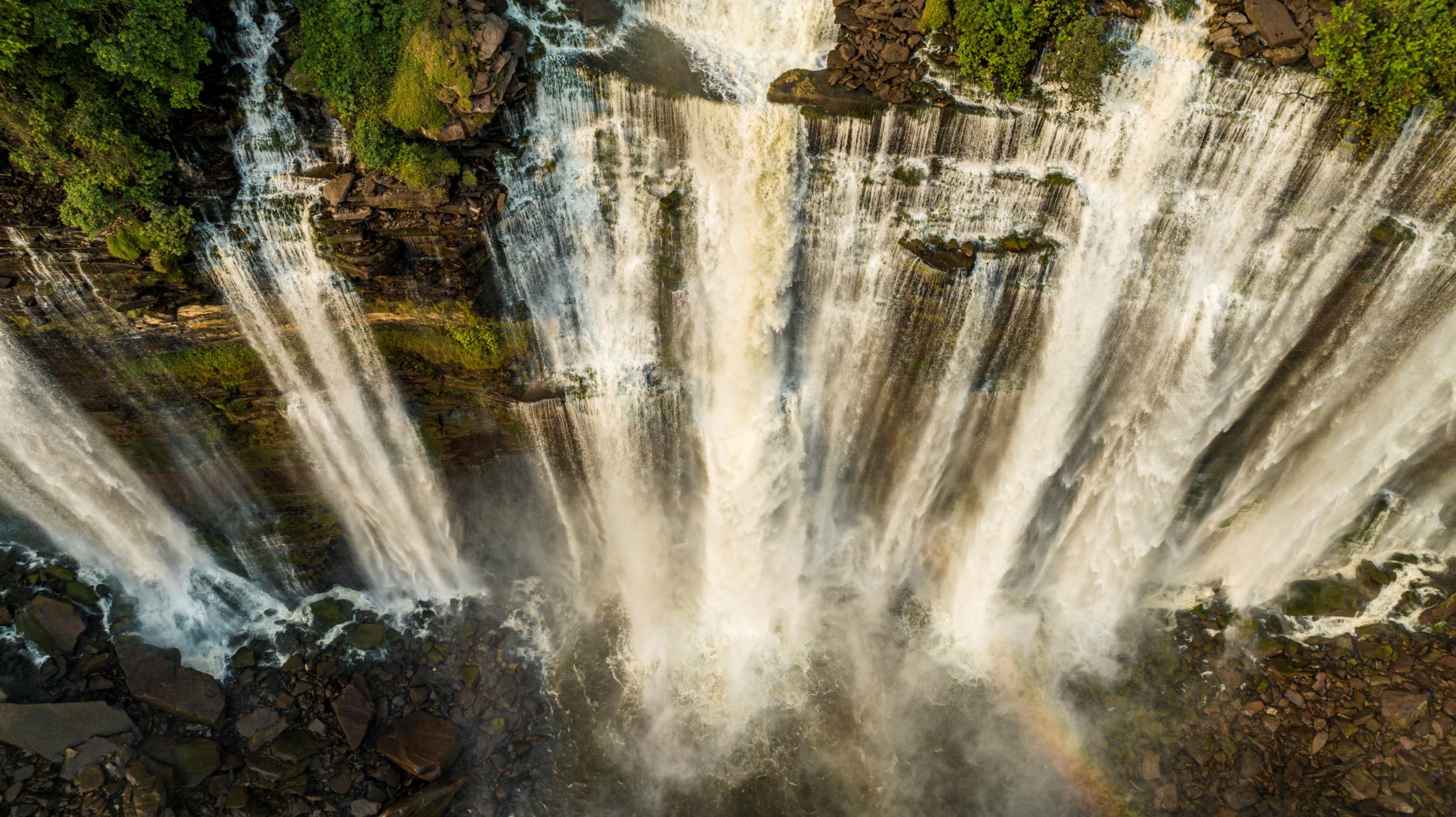 A Kalandula-vízesés Angolában.