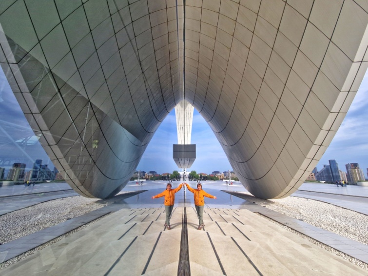 A Heydar Aliyev Center Bakuban.