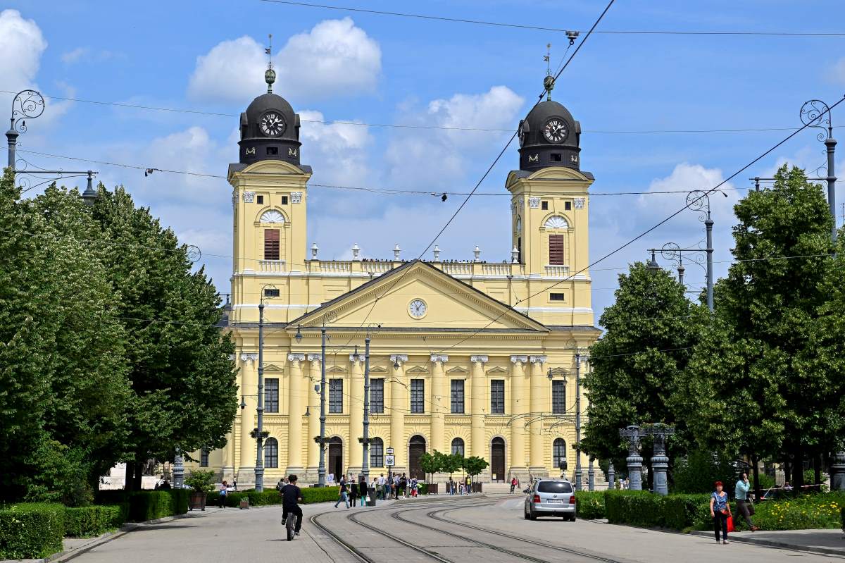 A Debreceni Református Nagytemplom 2023. június 15-én.