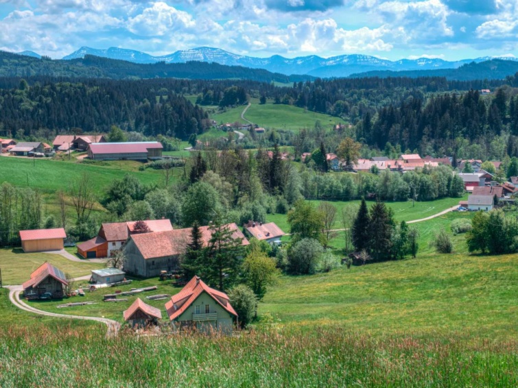 Allgäu tájkép