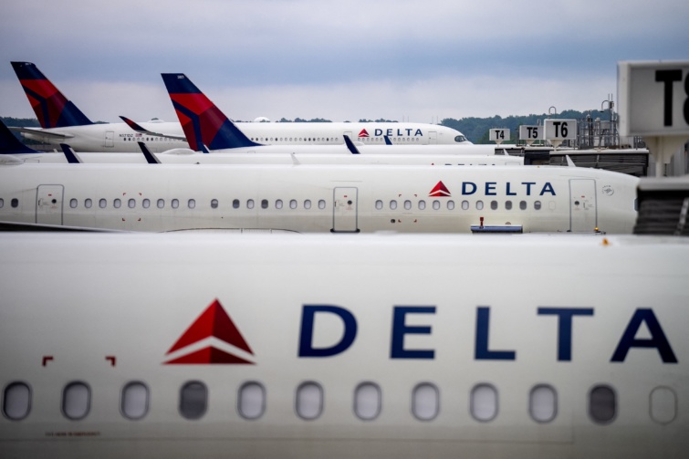 delta - Startlap Utazás A Delta Airlines repülőgépei.