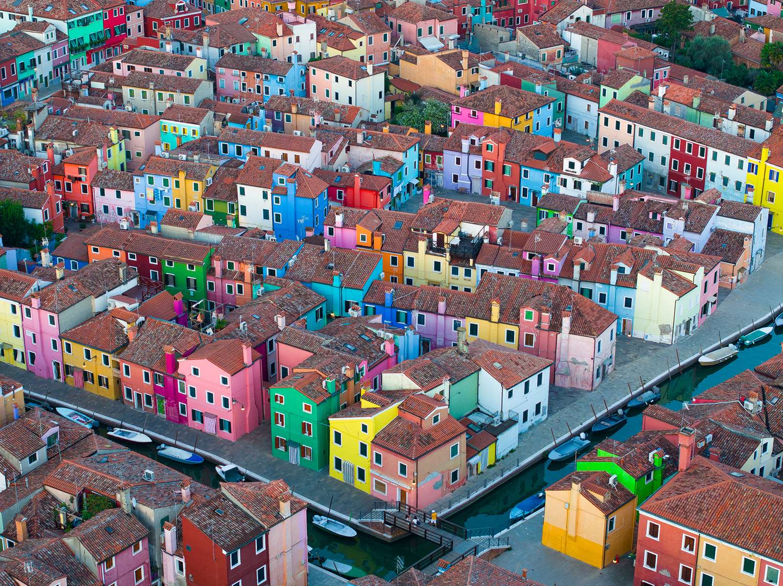 Színes házak Buranóban