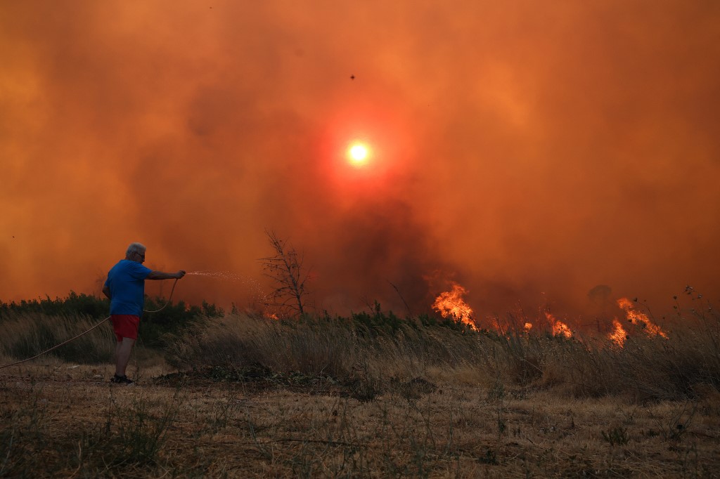 Erdőtűz pusztít Görögországban
