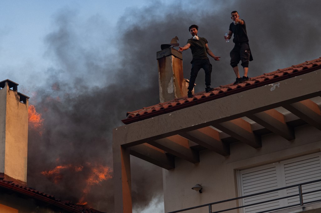 Erdőtűz pusztít Görögországban