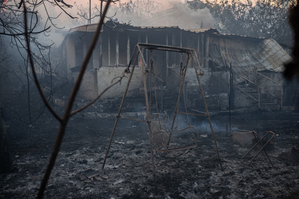 Erdőtűz pusztít Görögországban