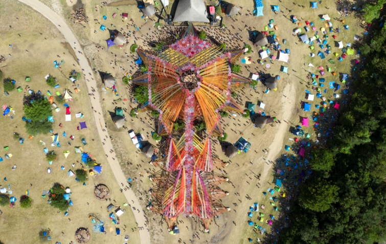 Archív-felvétel az Ozora Fesztiválról.