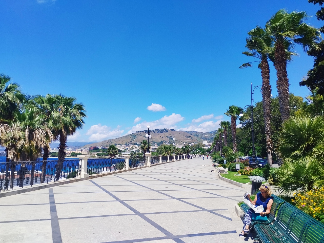 Regio Calabria tengerparti-sétánya