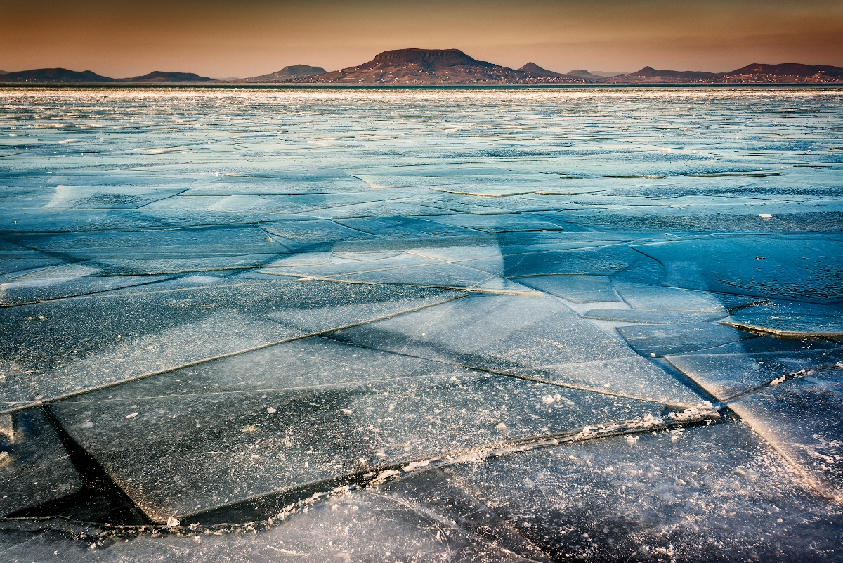 Befagyott Balaton