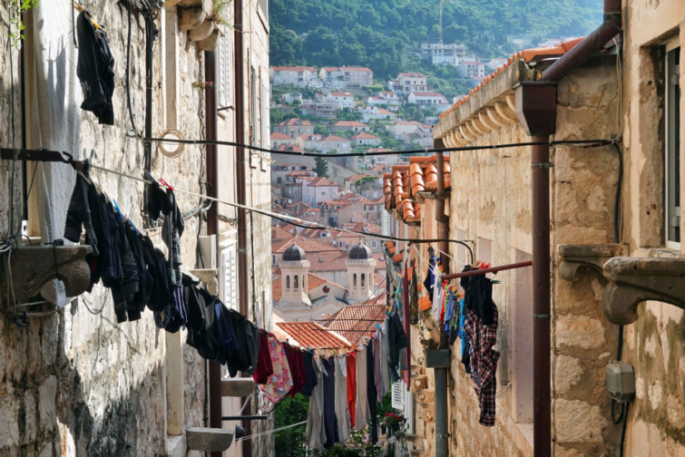 Horvátország, Dubrovnik utcaképe
