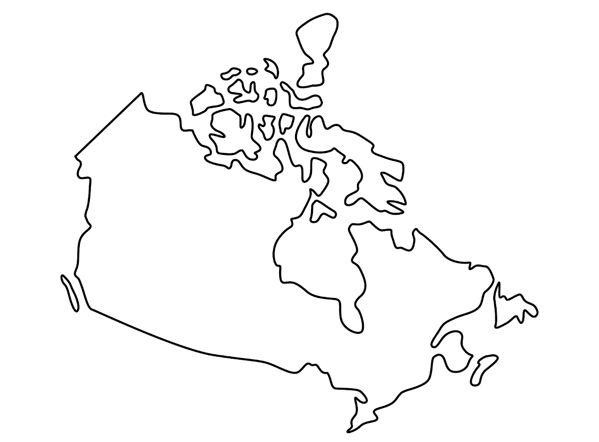 Kanada vaktérképe