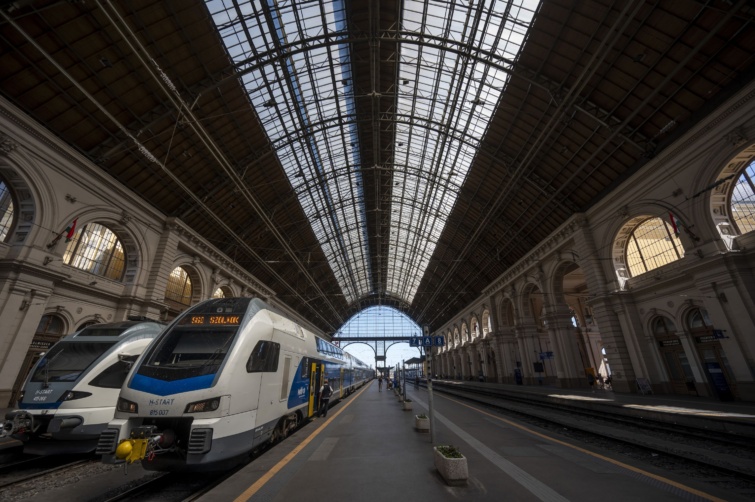  A Keleti pályaudvar a fővárosban 2025. augusztus 13-án.