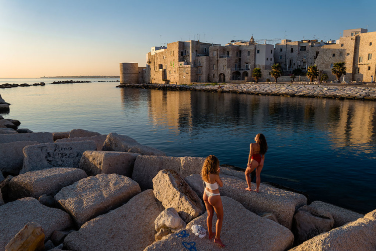 Puglia, Olaszország tengerpart