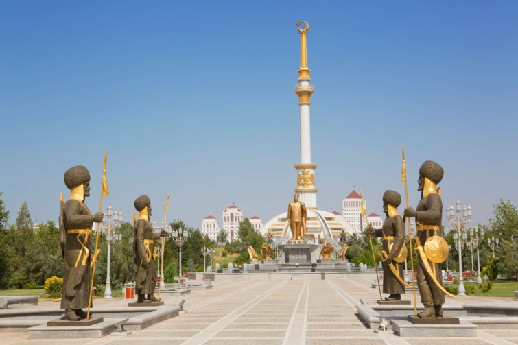 Asgabat egyik tere