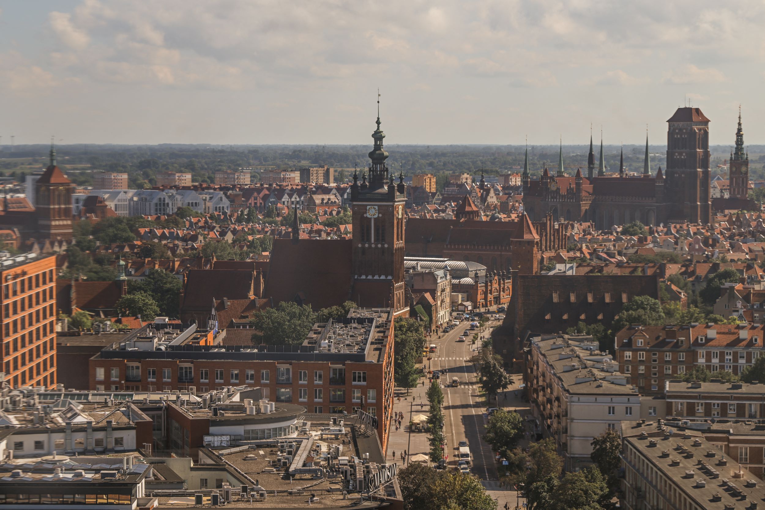A lengyelországi Gdansk városa