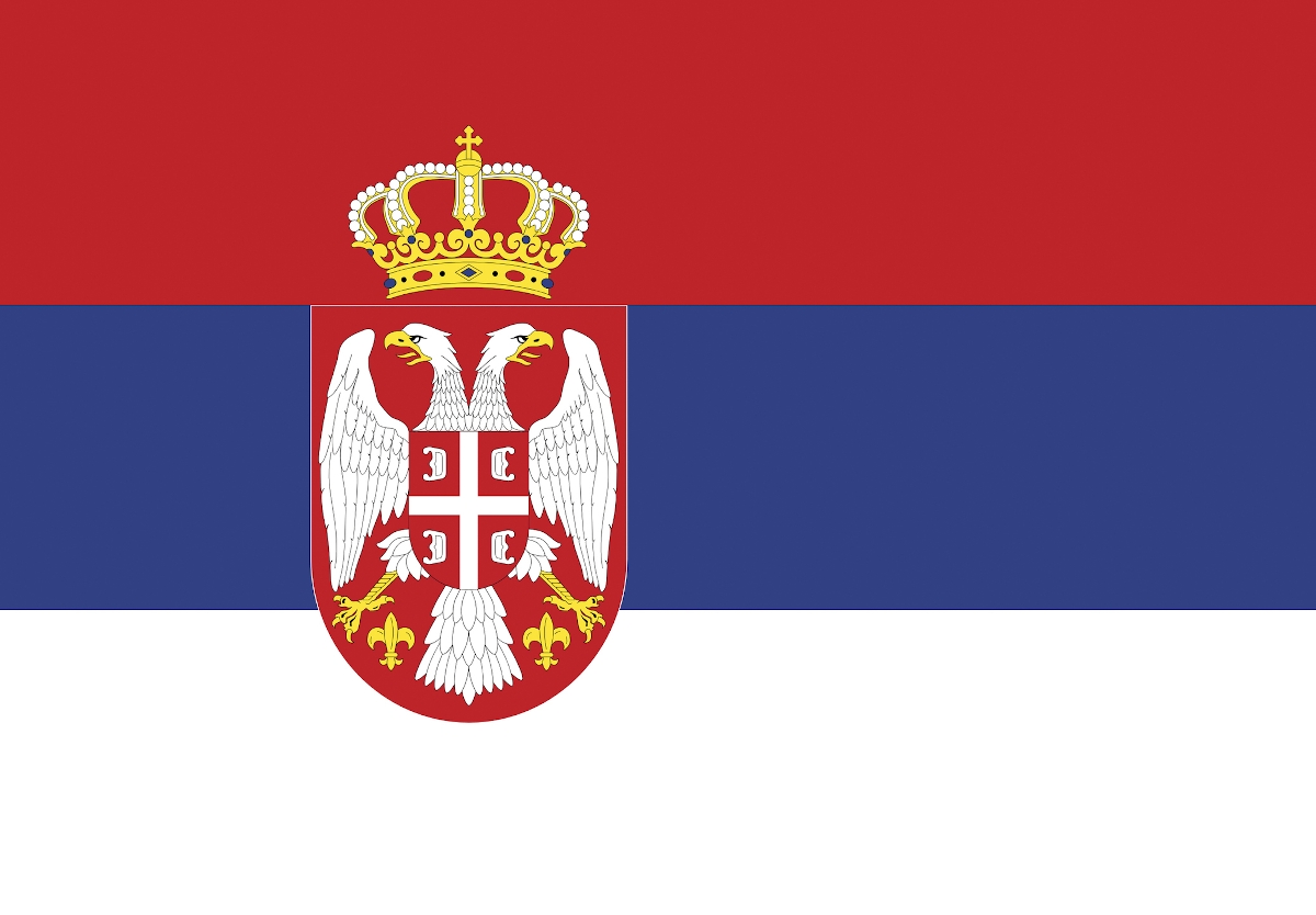 Szerbia zászlaja