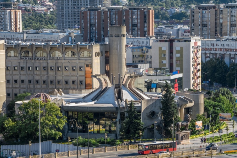 A Központi Posta épülete Szkopjéban