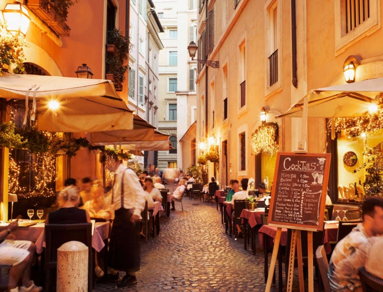 Olaszországi utcakép