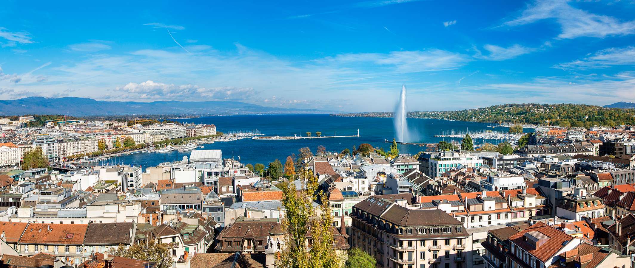 genf - Startlap Utazás Genf felülnézetből
