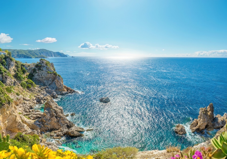 korfu_tenger_ - Startlap Utazás Tengeri öböl Korfu szigeténél