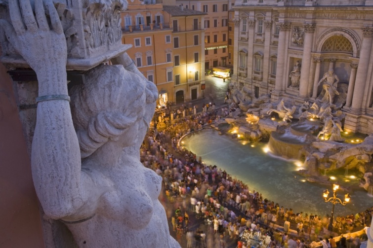 A Trevi-kút Rómában