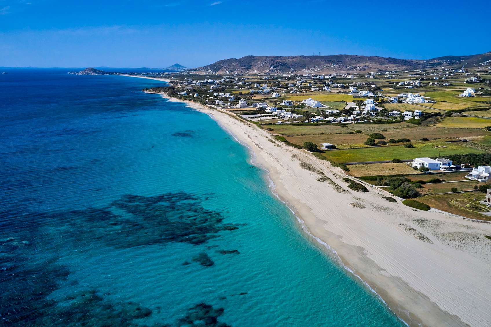 Tengerpart felülnézetből