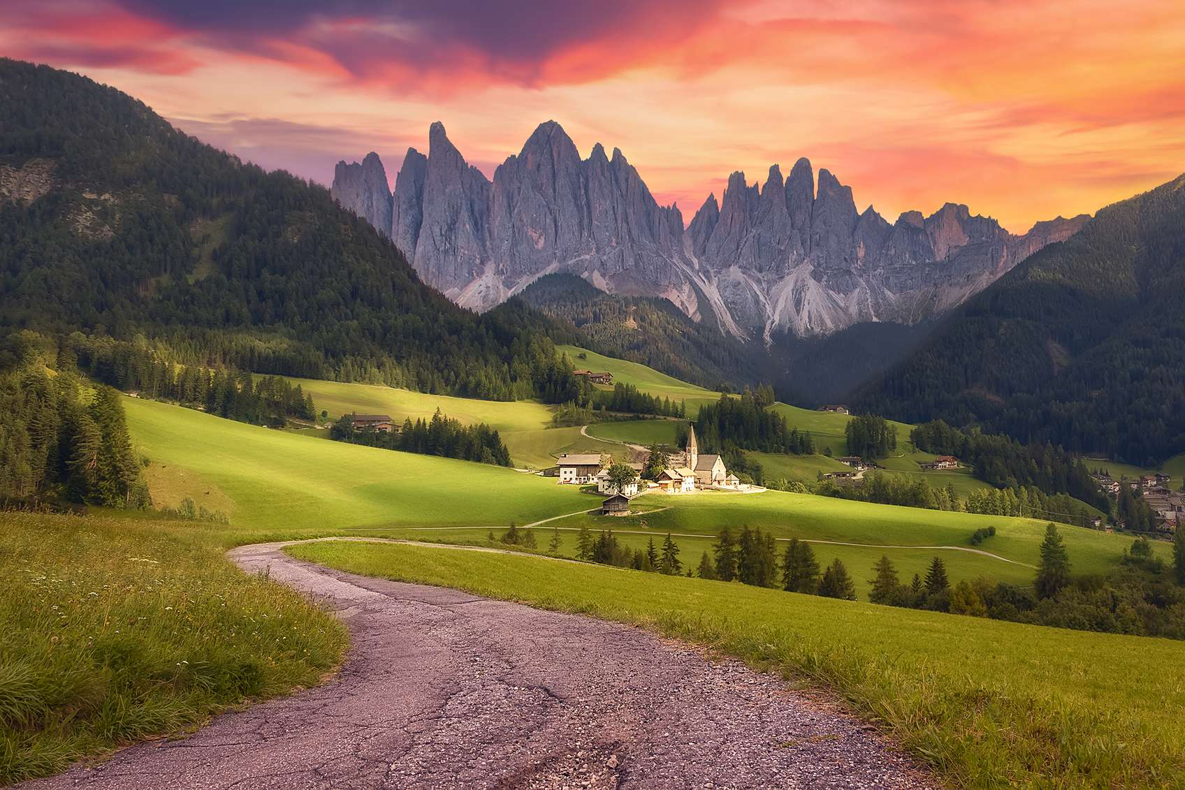 Funes mesés panorámája
