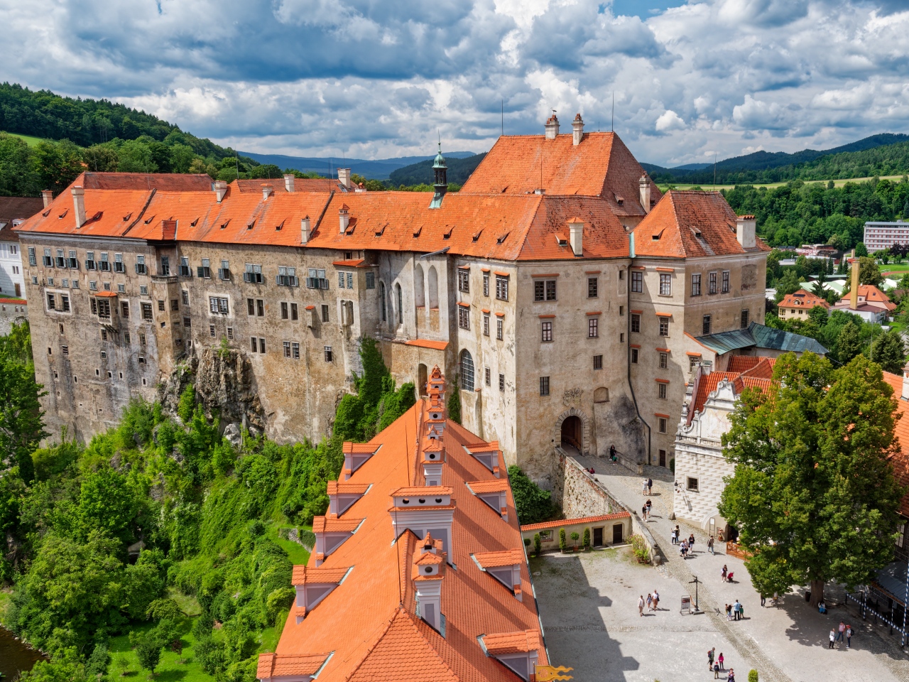 Český Krumlov vár
