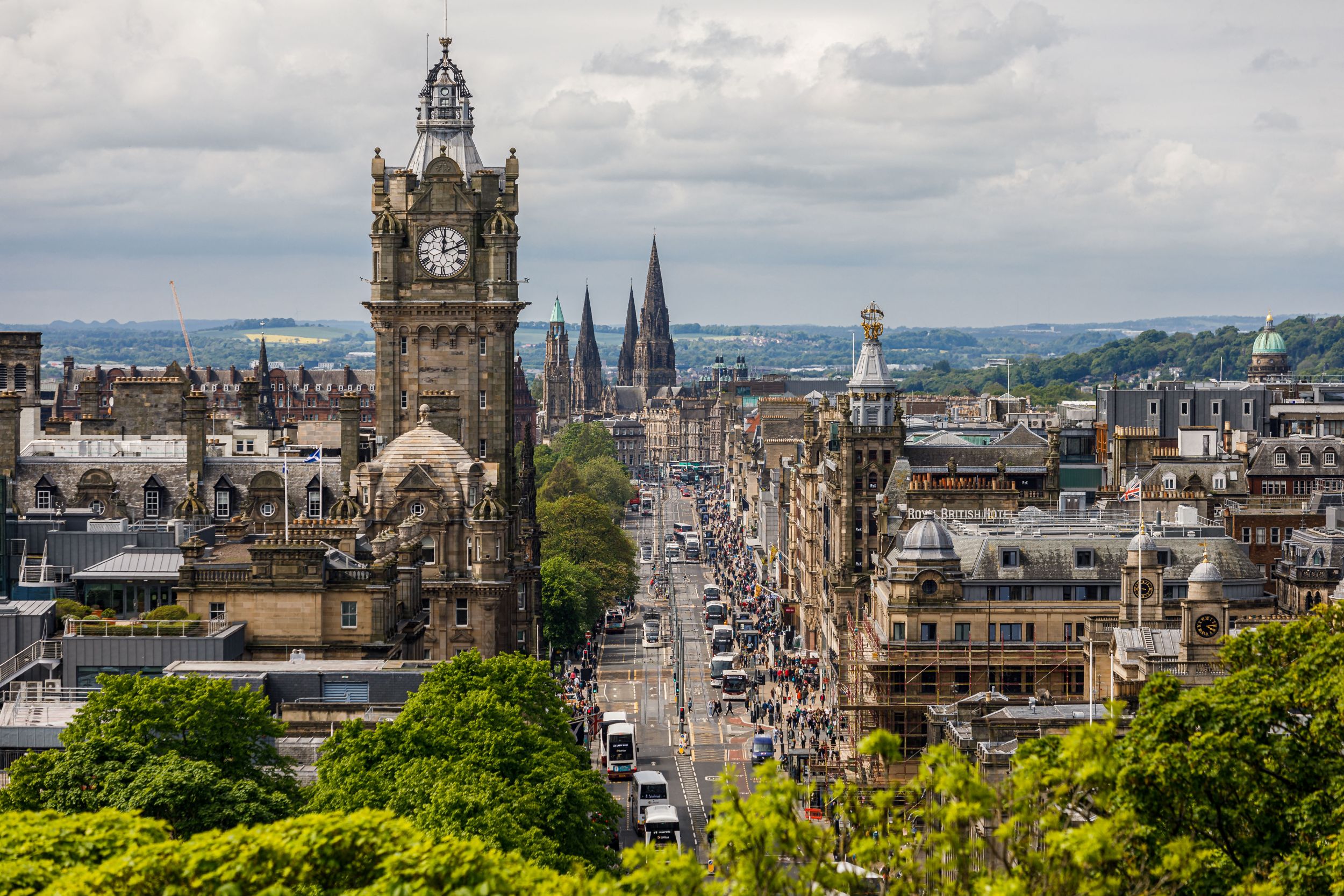 Edinburgh óvárosa.