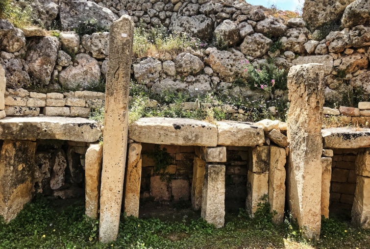 Ggantija 5000 éves temploma