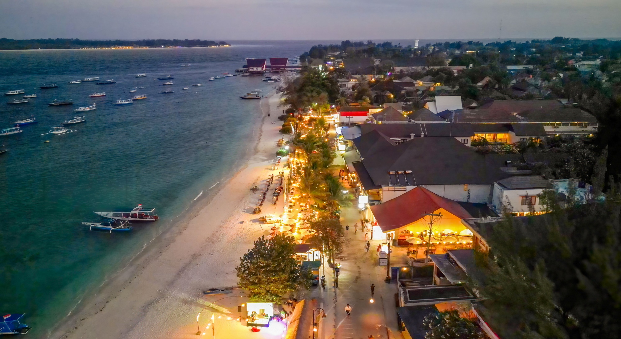 Gili Trawangan szigete teljesen autómentes.