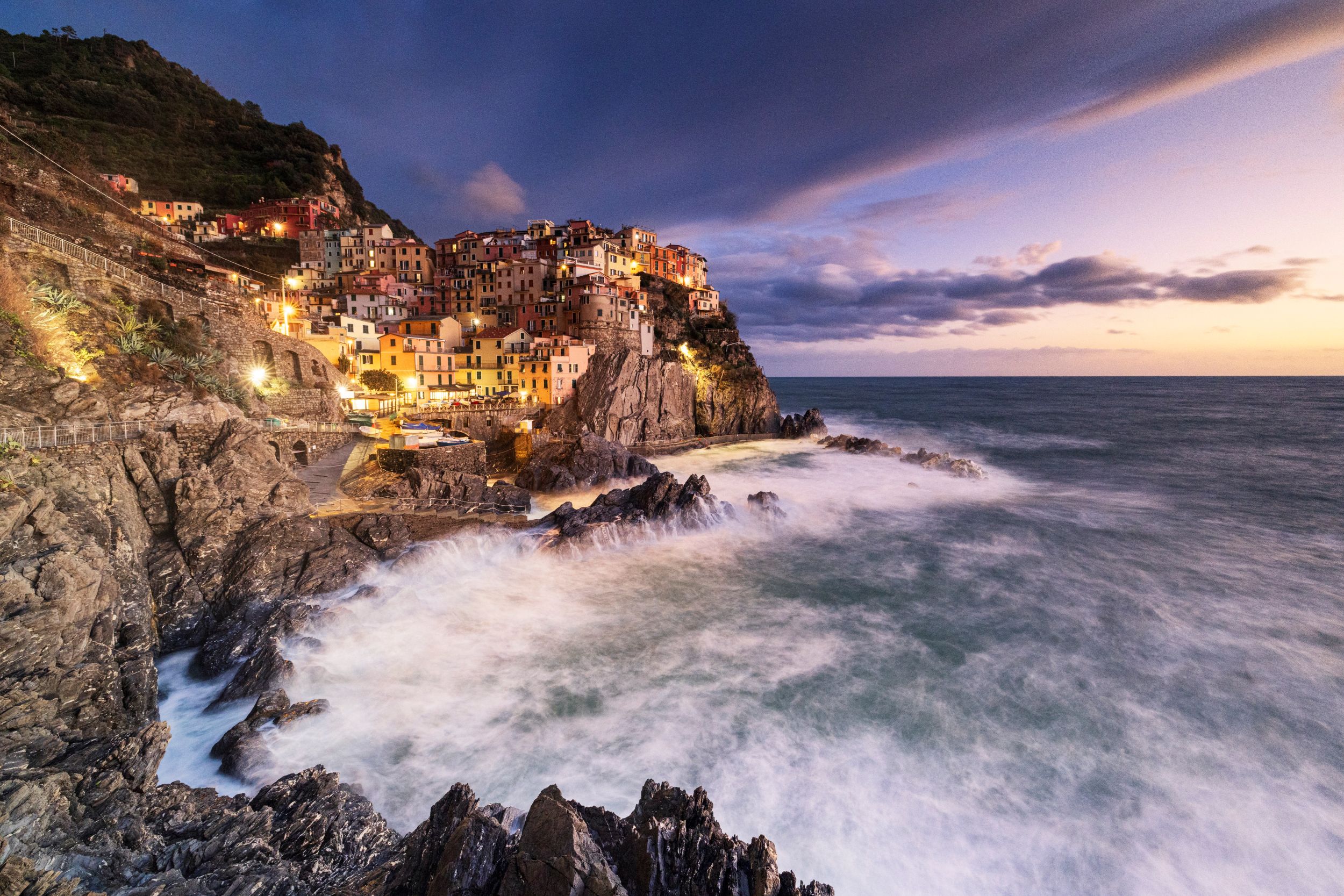 Manarola óvárosa.