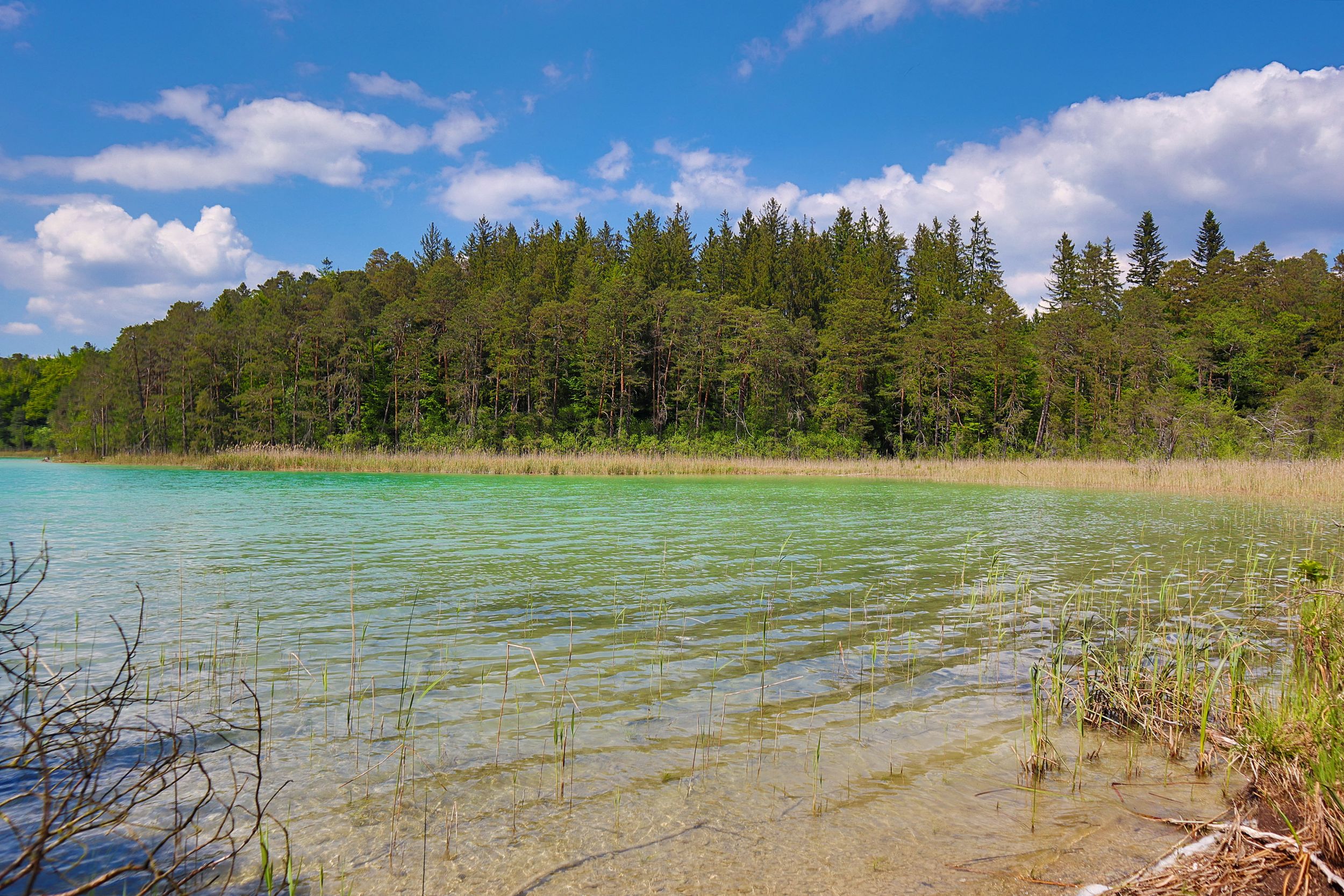 Az Ostersee-tóvidék Felső-Bajoroszágban.