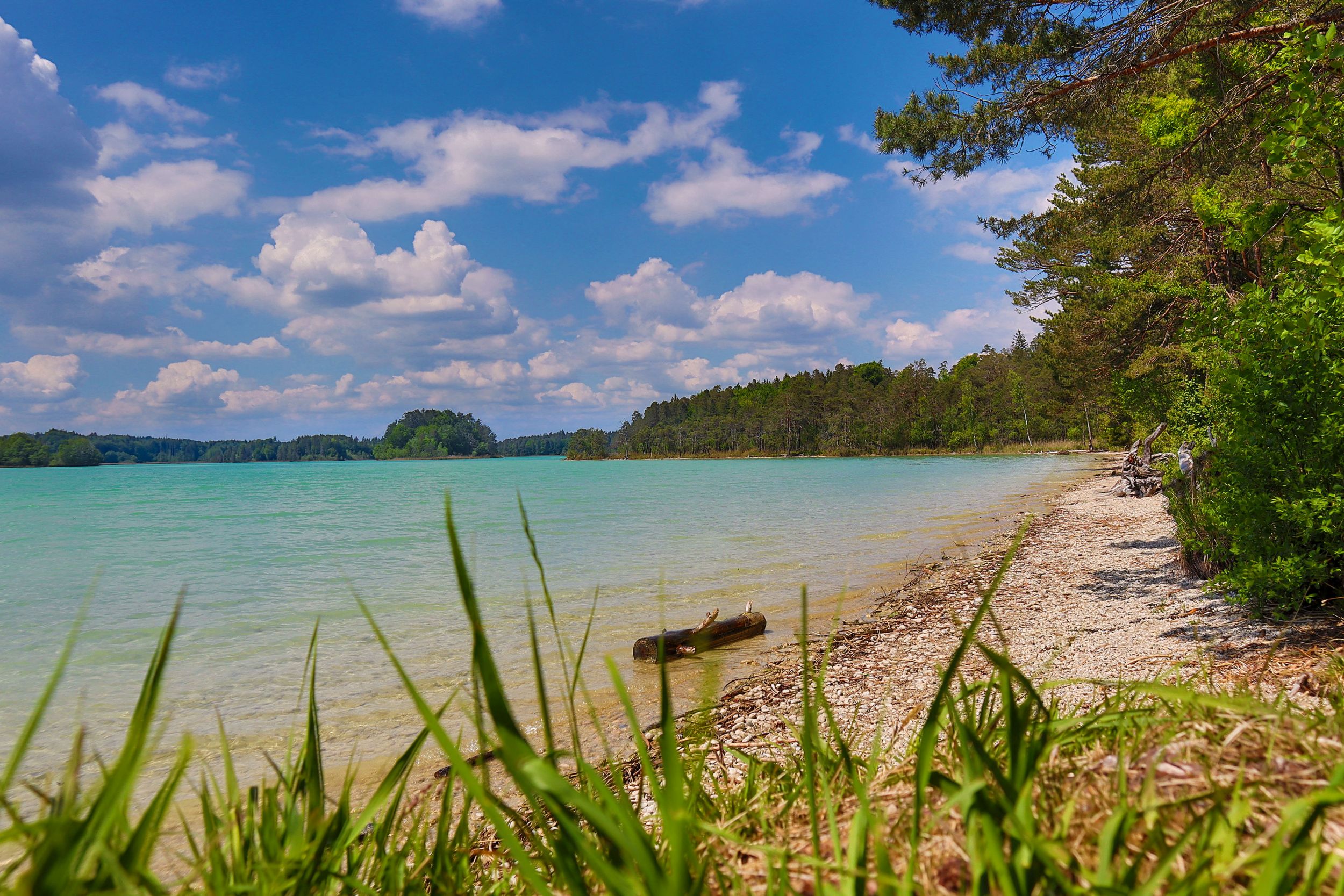 Az Ostersee-tóvidék Felső-Bajoroszágban.