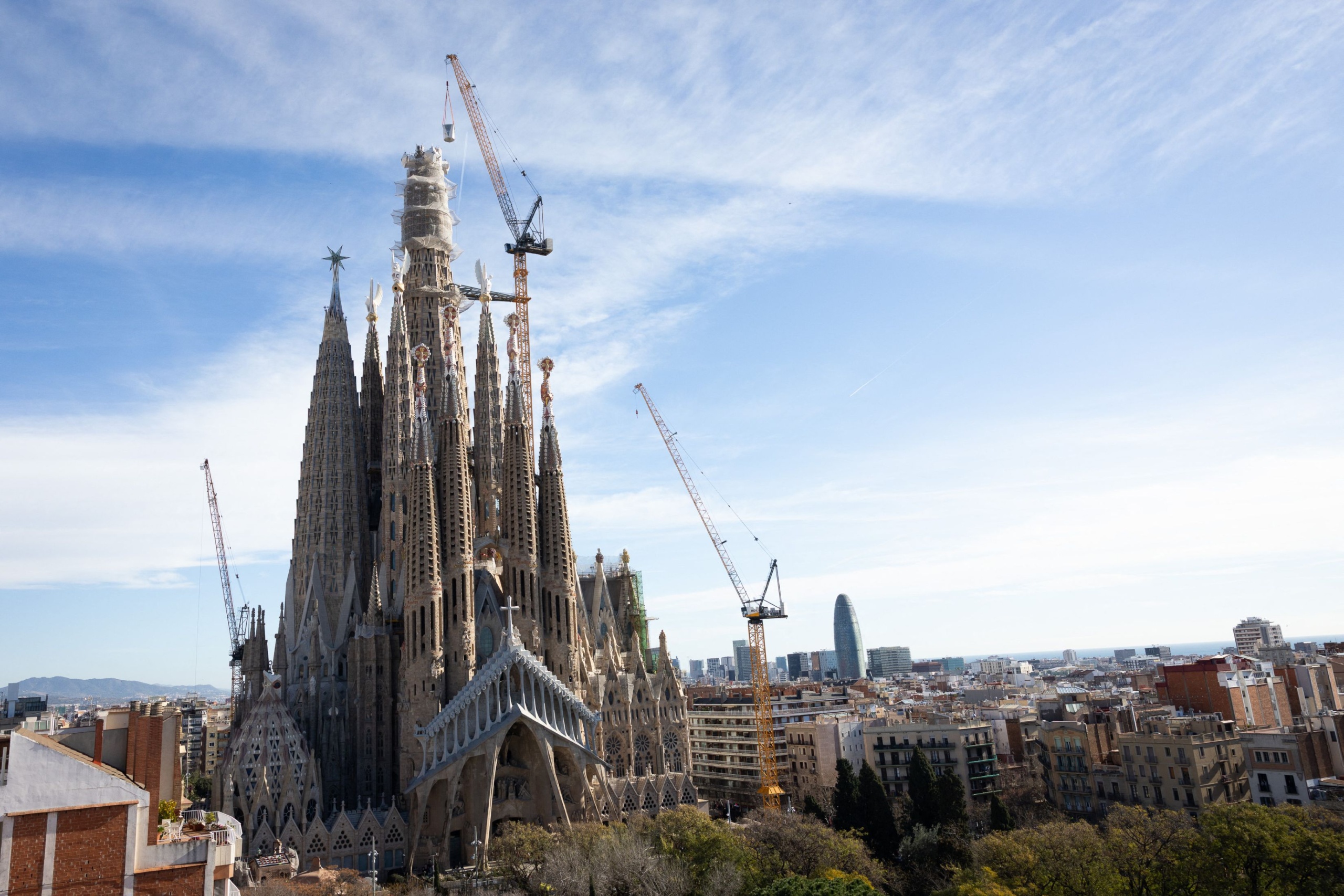 sagrada familia1 - Startlap Utazás Elérte végső magasságát a barcelonai Sagrada Família.