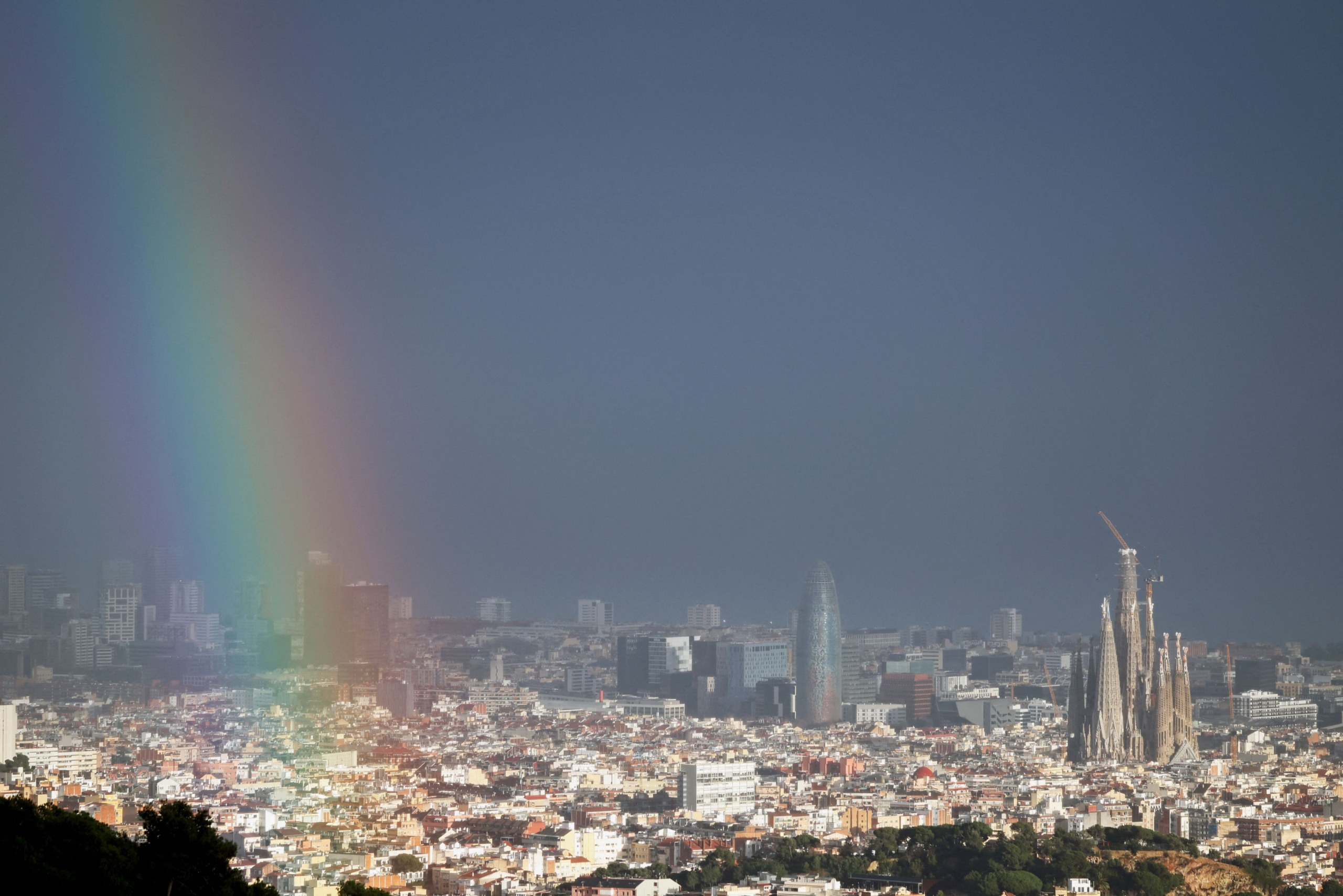 Elérte végső magasságát a barcelonai Sagrada Família.
