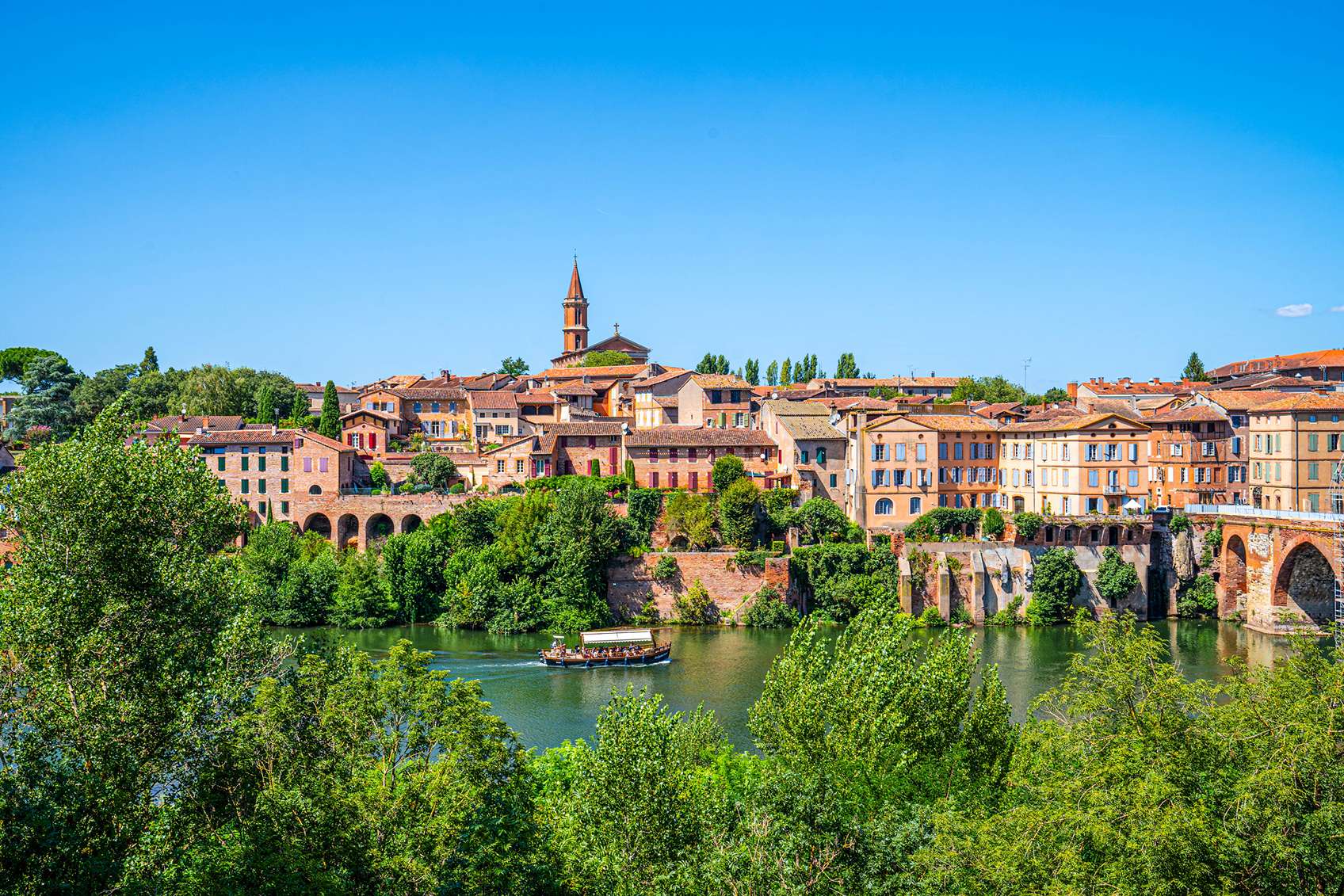 Albi városa Toulouse mellett