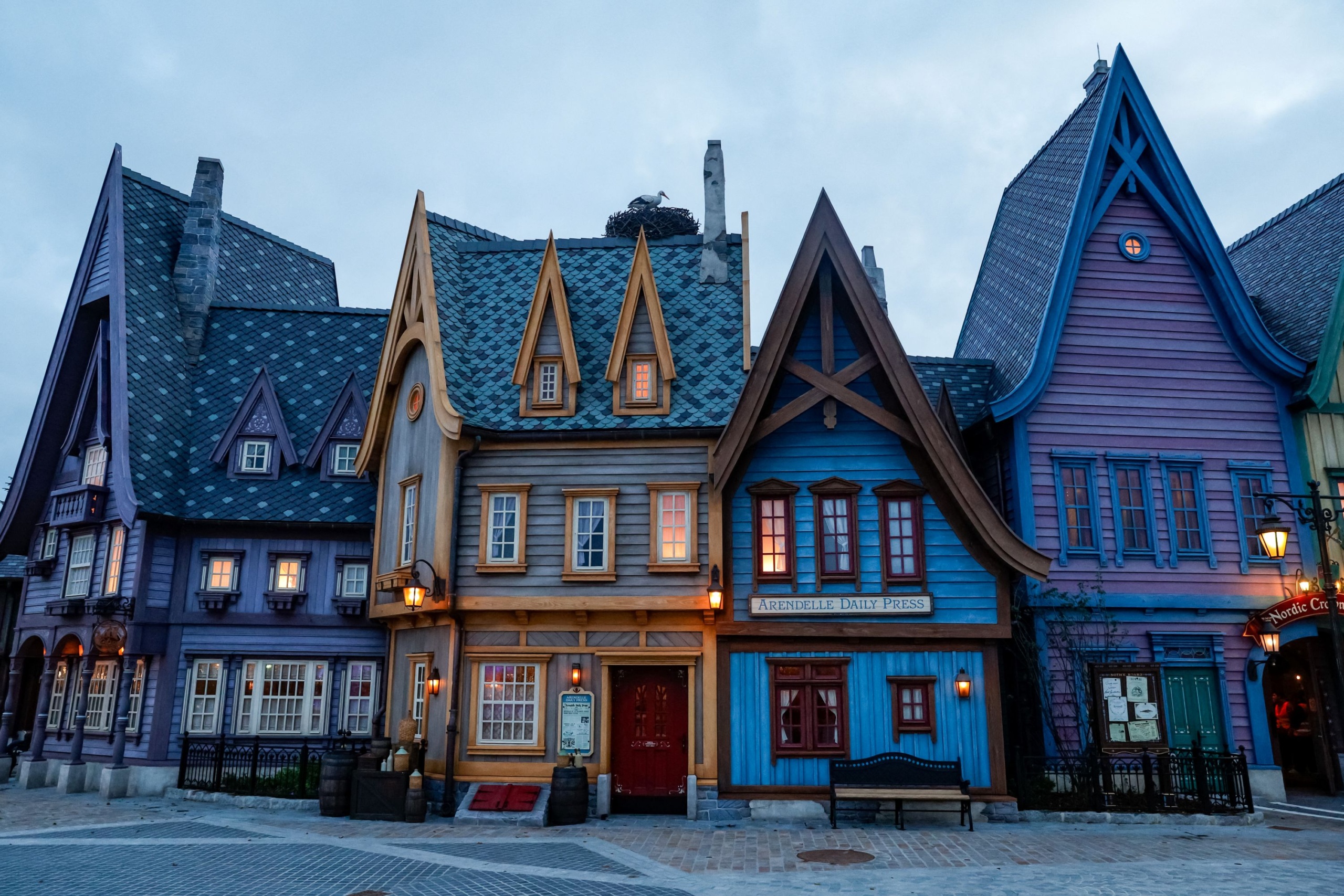 A World of Frozen részleg a párizsi Disneylandben.