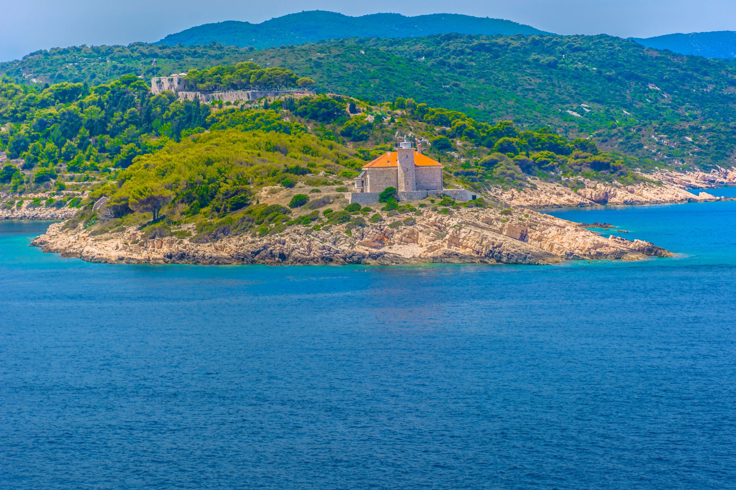 Host szigete a horvátországi Vis közelében.