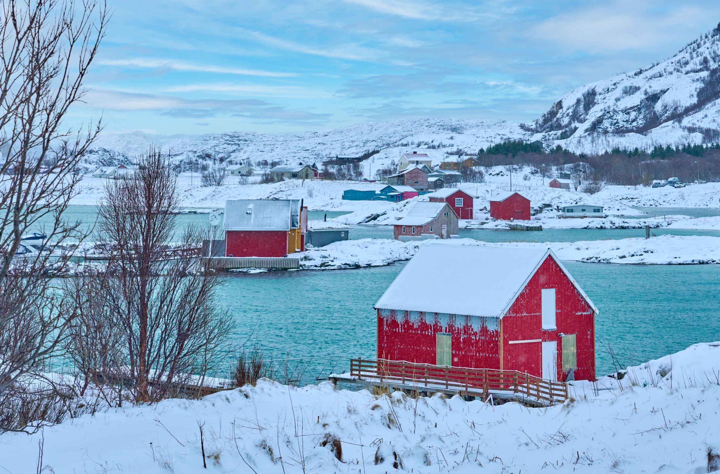 Sommarøy szigete Norvégiában.