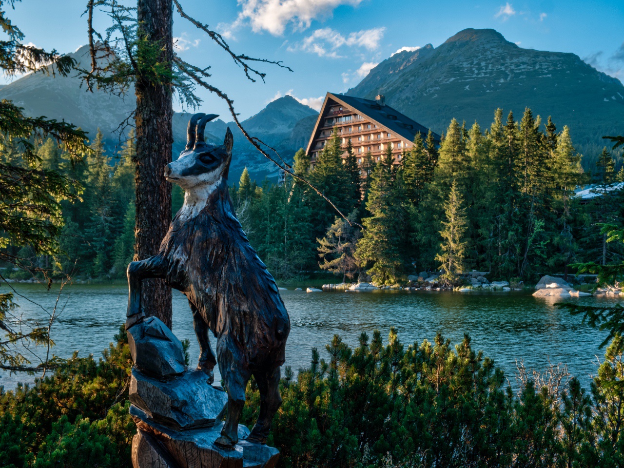 Csorba-tó a Tátrában.