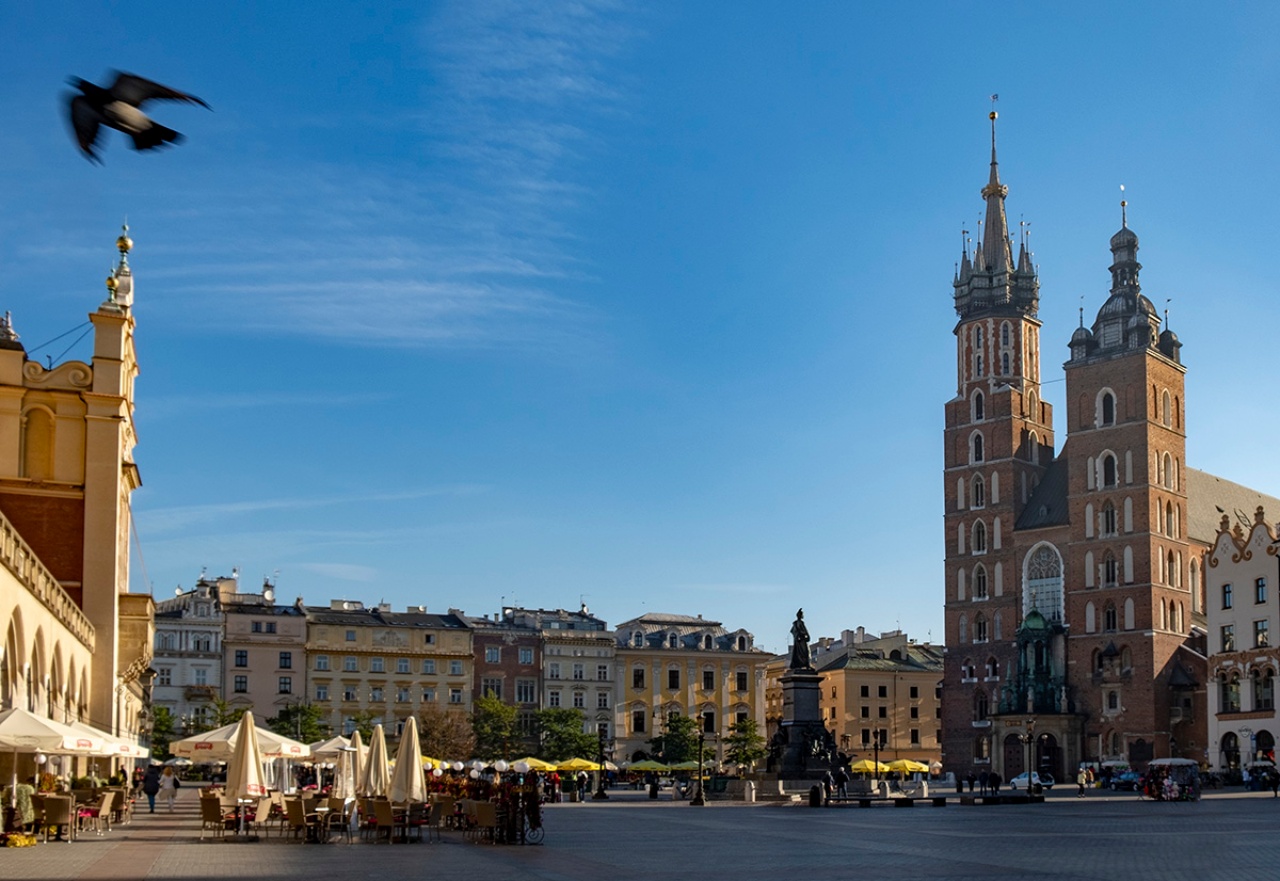 Krakkó, főtér