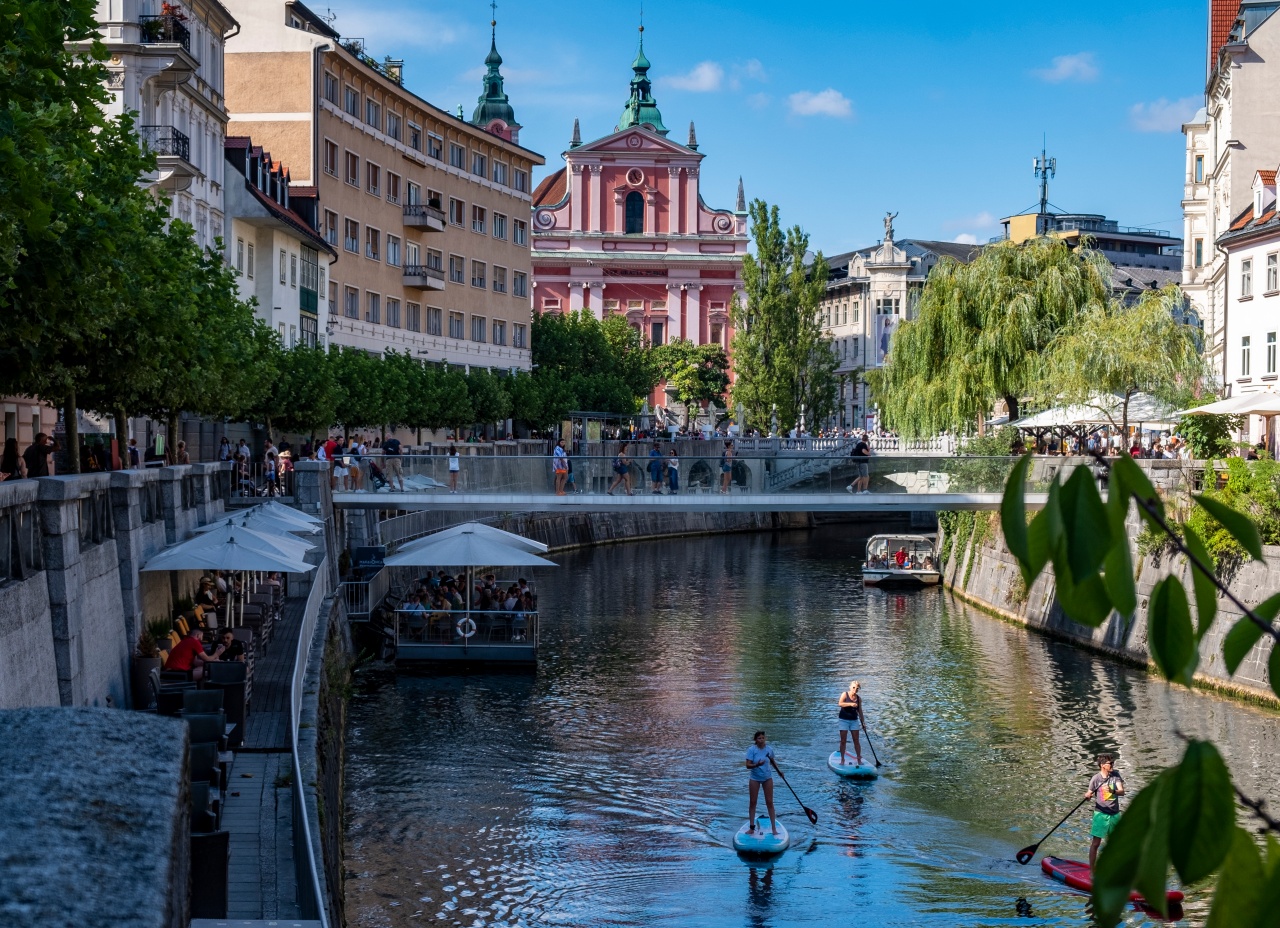 Ljubljana, folyópart