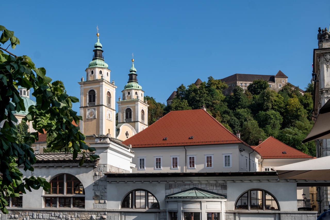 Ljubljana, piactér.