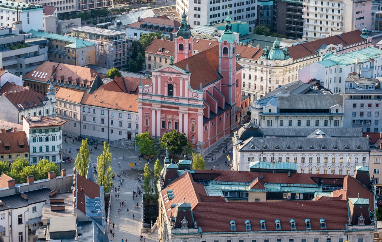 Ljubljana, kilátás a várból.