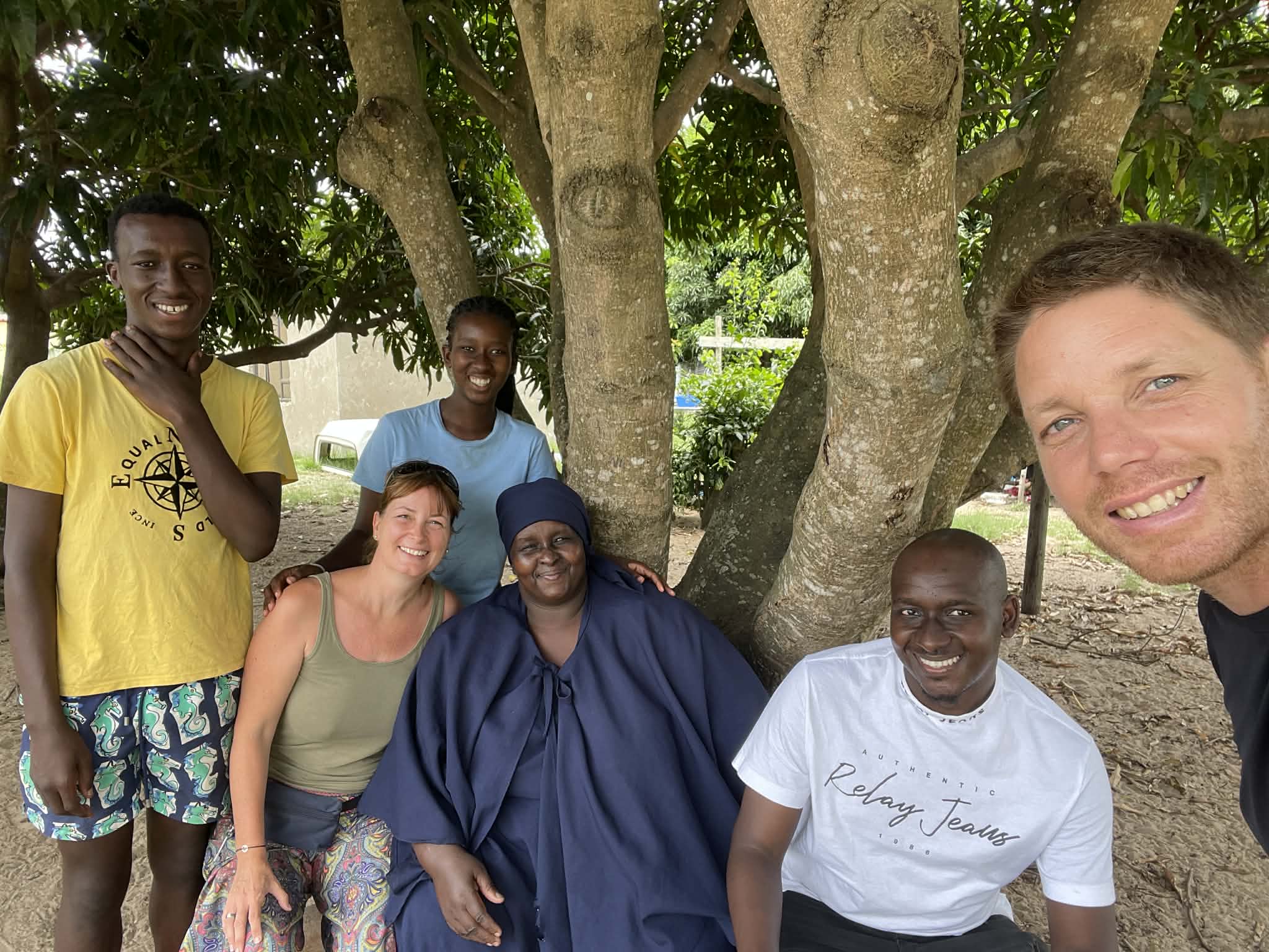 afrikai csoportkép