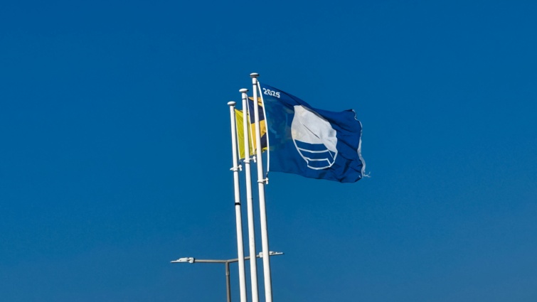 Kék Zászló strandon.