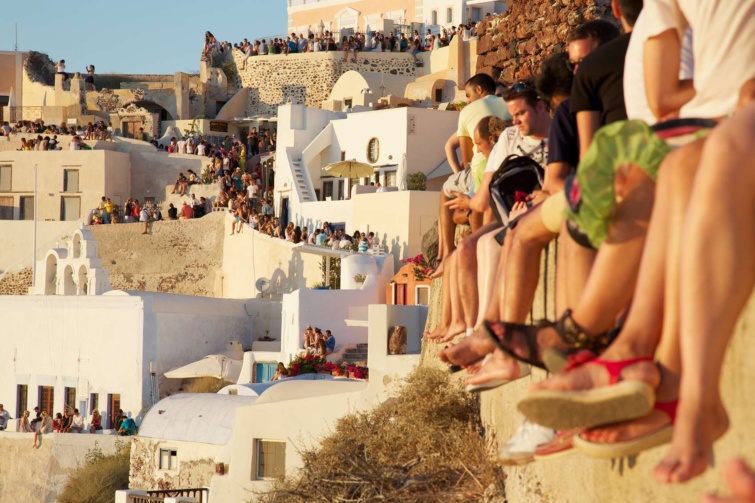tomeg santorini - Startlap Utazás Tömeg Santorini városfalain